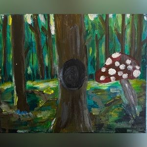 Forest painting